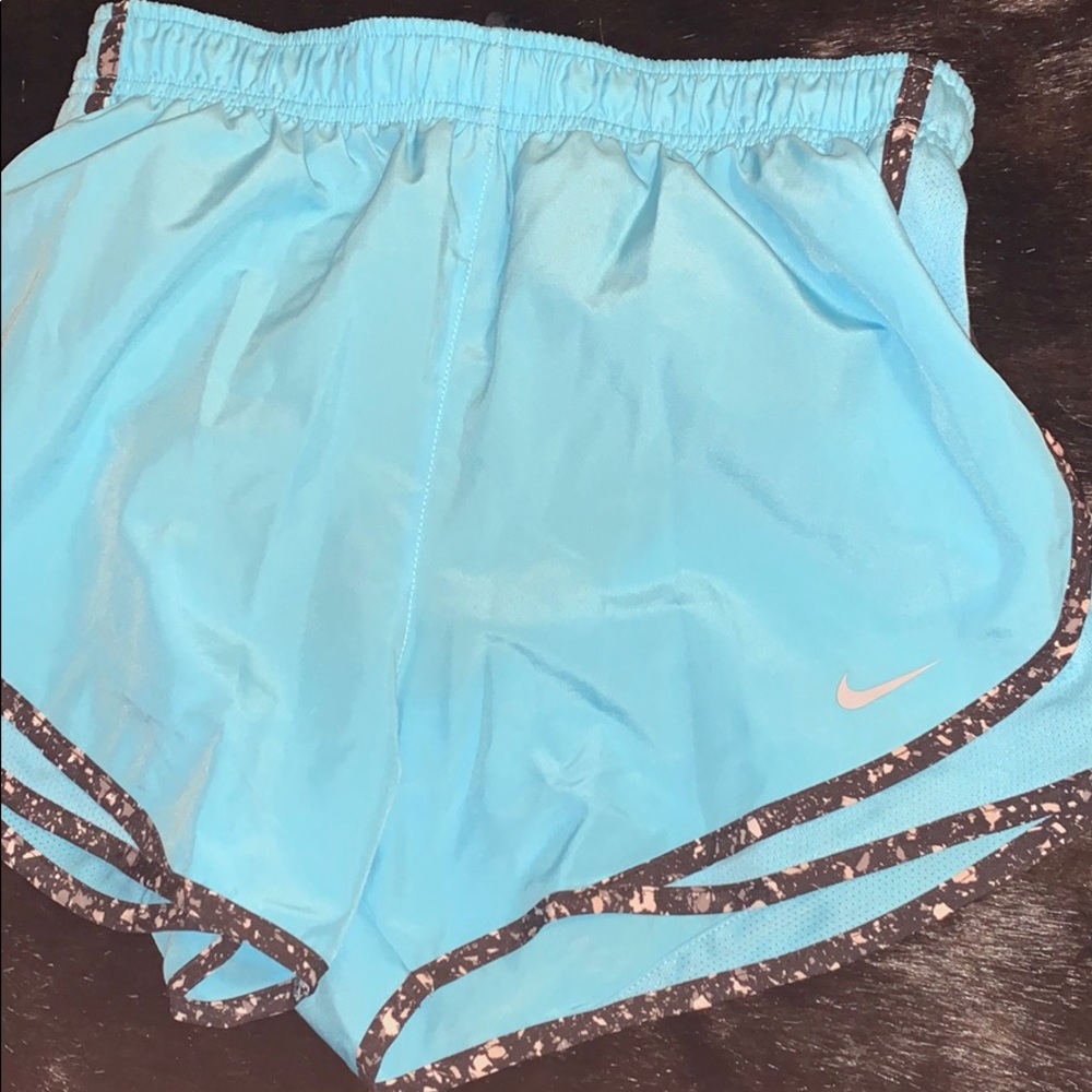 blue nike running shorts